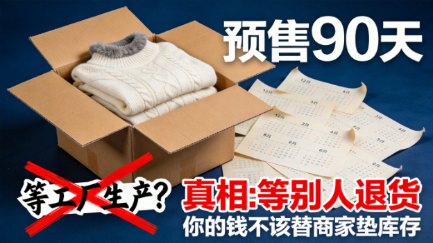 冬天买的毛衣春天才到！女装预售90天，这是卖衣服还是拿你的钱做生意？
